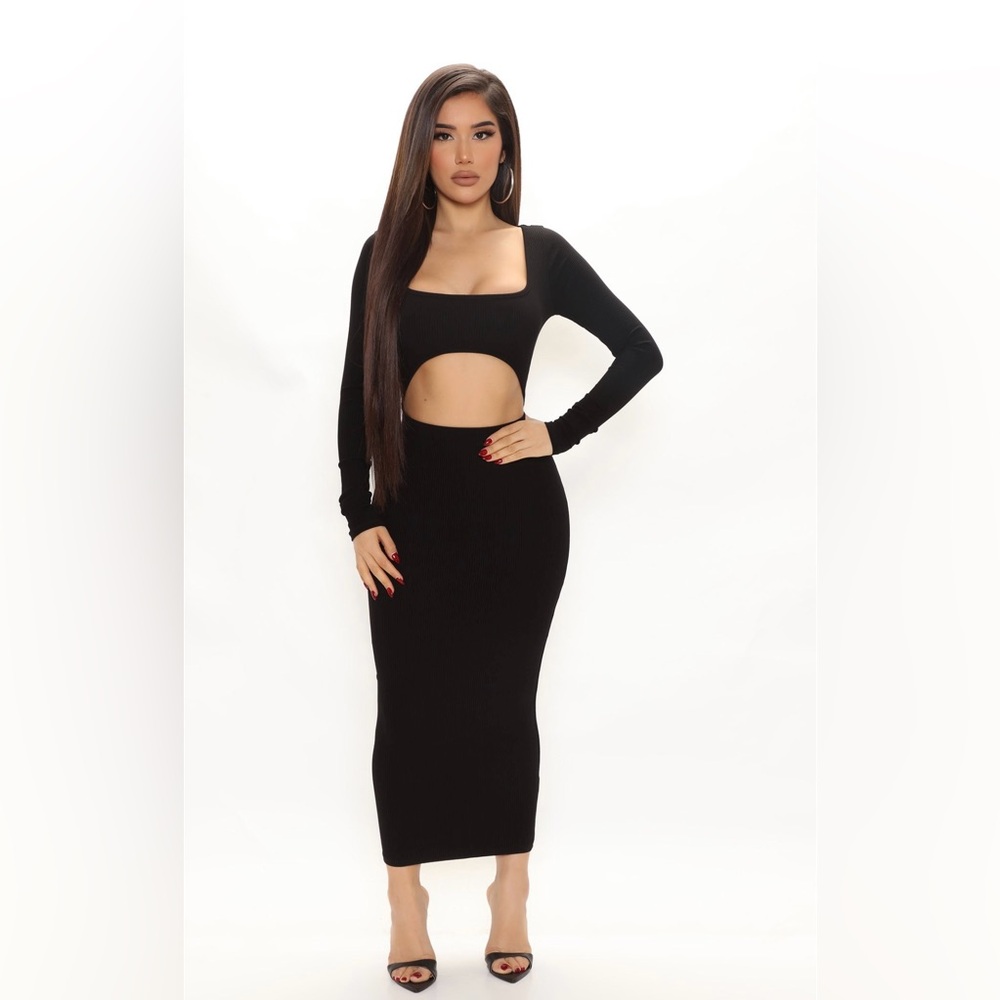 Kourtney Snatched Midi Dress